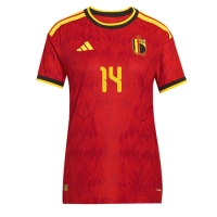 Camiseta Bélgica Dodi Lukebakio #14 Primera Equipación Replica Mundial 2026 para mujer mangas cortas